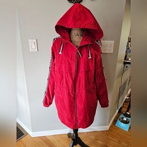 Tommy Hilfiger rain jacket with hoodie, unisex